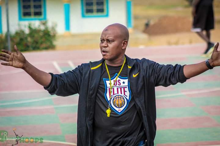 Coach Umar Ibrahim Bala coaching in action